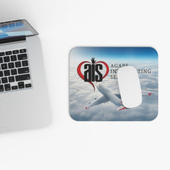 AIS Airplane-Themed Mouse Pad, Travel Desk Accessory, Gift for Travelers, Office Decor, Aviation Lover's Gift