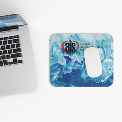 AIS Stylish Abstract Blue Painting Mouse Pad