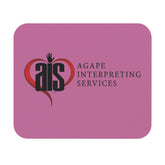Agape Interpreting Services Mouse Pad - Executive Gift, Office Decor, Personalized Workstation, Pink Desk Accessory