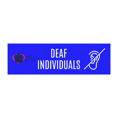 Deaf Individuals Car Magnet