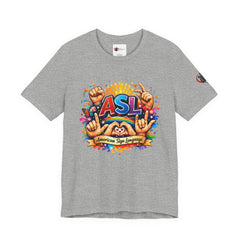 Women ASL Pride Explosion – American Sign Language Unity Tee