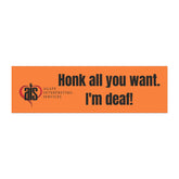 I'm Deaf Car Magnet