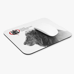 AIS Lion Emblem Mouse Pad, Inspirational Workspace Accessory, Office Gift, Unique Desk Decor, Motivational Gift