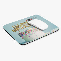 AIS Happy Birthday Mouse Pad, Cute Desk Accessory, Birthday Gift, Office Decor, Fun Workspace