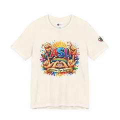 Women ASL Pride Explosion – American Sign Language Unity Tee