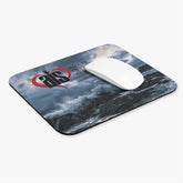 AIS Coast Storm Mouse Pad, Inspirational Desk Accessory, Ocean Wave Design, Unique Gift for Home Office, Motivational Mousepad