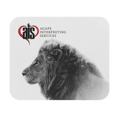 AIS Lion Emblem Mouse Pad, Inspirational Workspace Accessory, Office Gift, Unique Desk Decor, Motivational Gift