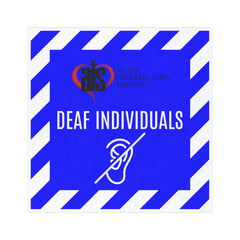 Deaf Individuals Car Magnet