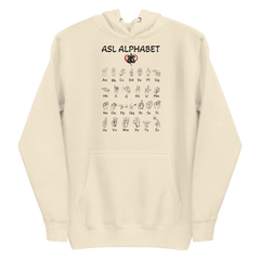 ASL Alphabet Men Hoodie