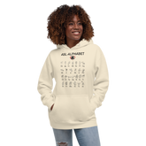 ASL Alphabet Women Hoodie