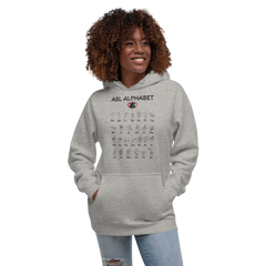 ASL Alphabet Women Hoodie