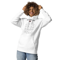 ASL Alphabet Women Hoodie