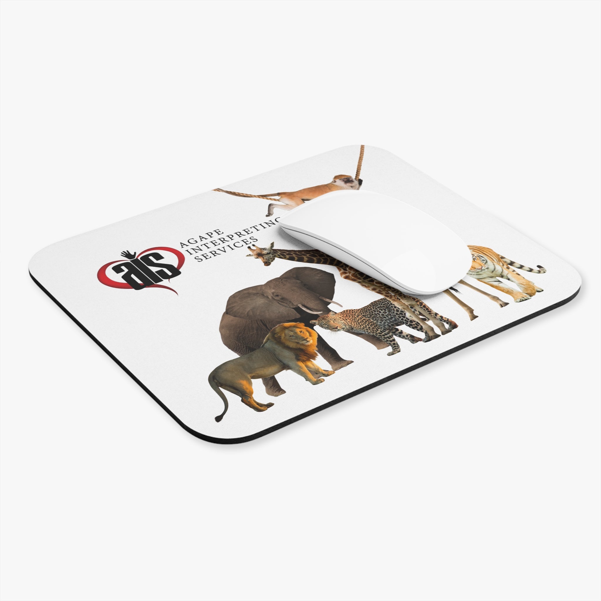AIS Wildlife Inspiration Mouse Pad for Animal Lovers, Unique Desk Accessory, Gift for Wildlife Enthusiasts, Office Decor, Home Office