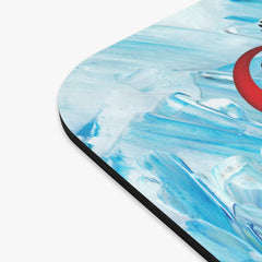 AIS Stylish Abstract Blue Painting Mouse Pad