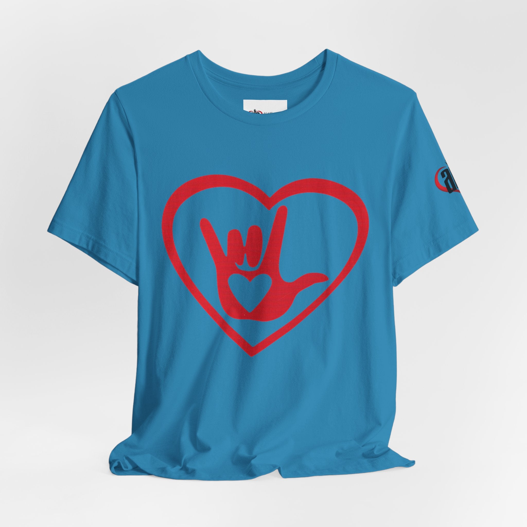 Women Soft Premium T-Shirt - ASL Heart and I Love You Hand Sign