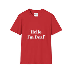 Men Deaf Awareness Target T-Shirt