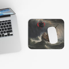 AIS Jesus In Storm Mouse Pad, Artistic Desk Accessory, Office Decor Gift, Unique Computer Mousepad, Customized Mousepad