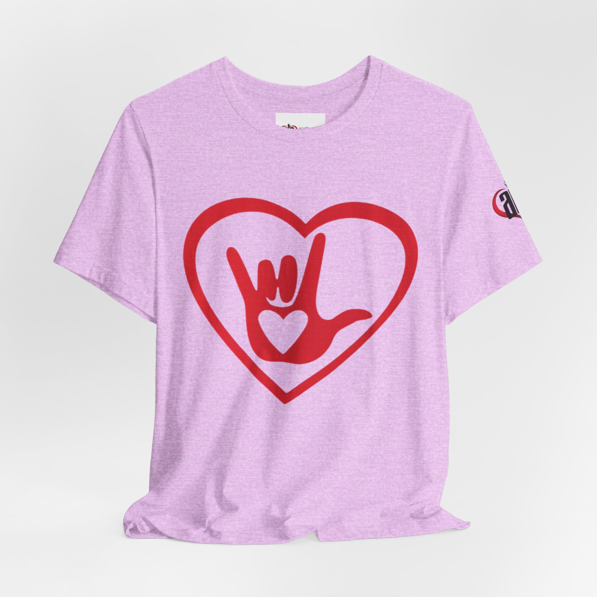 Women Soft Premium T-Shirt - ASL Heart and I Love You Hand Sign