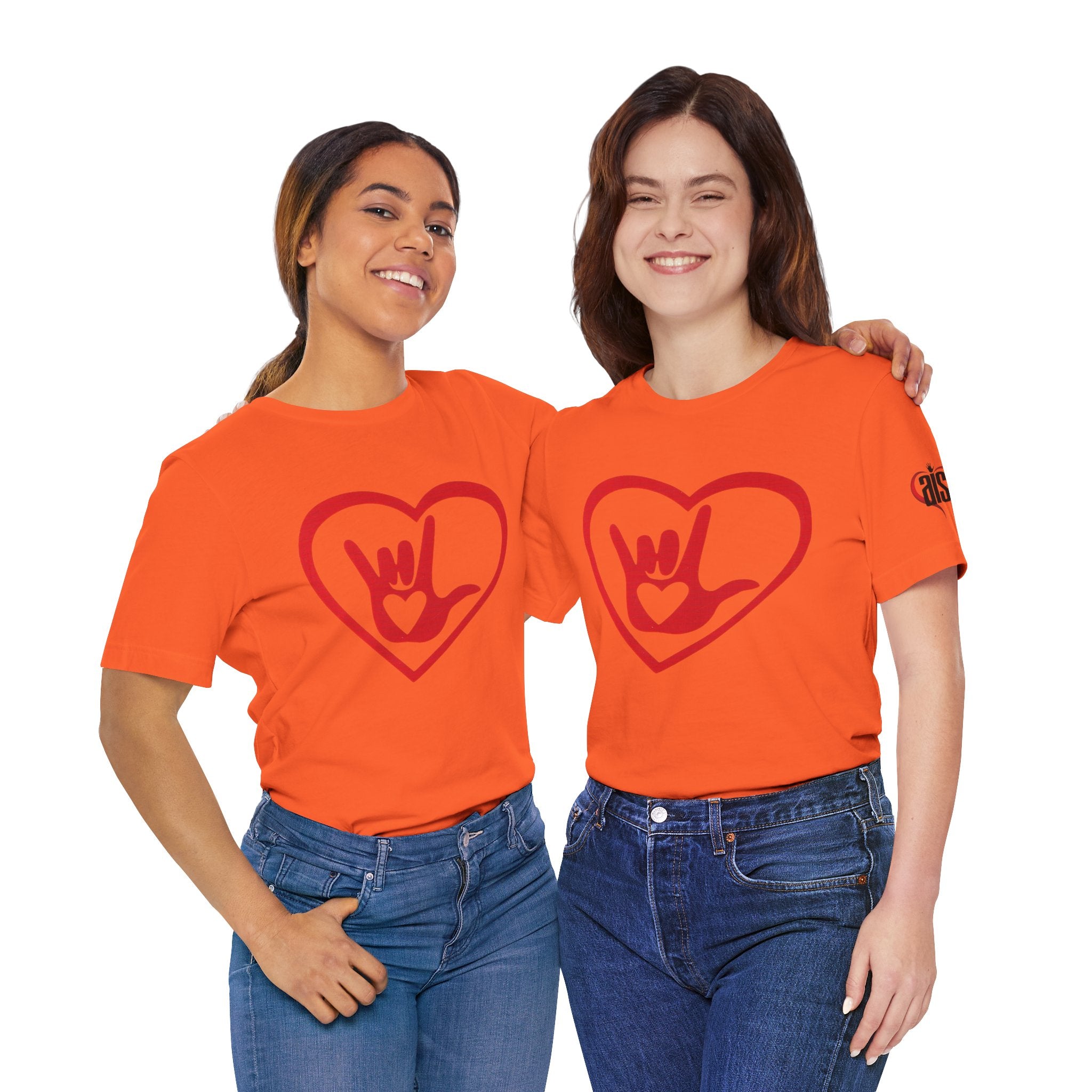 Women Soft Premium T-Shirt - ASL Heart and I Love You Hand Sign