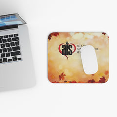AIS Autumn Leaves Mouse Pad - Perfect Desk Accessory for Fall, Office Decor, Gift for Students, Seasonal Vibes, Unique Workstation Item