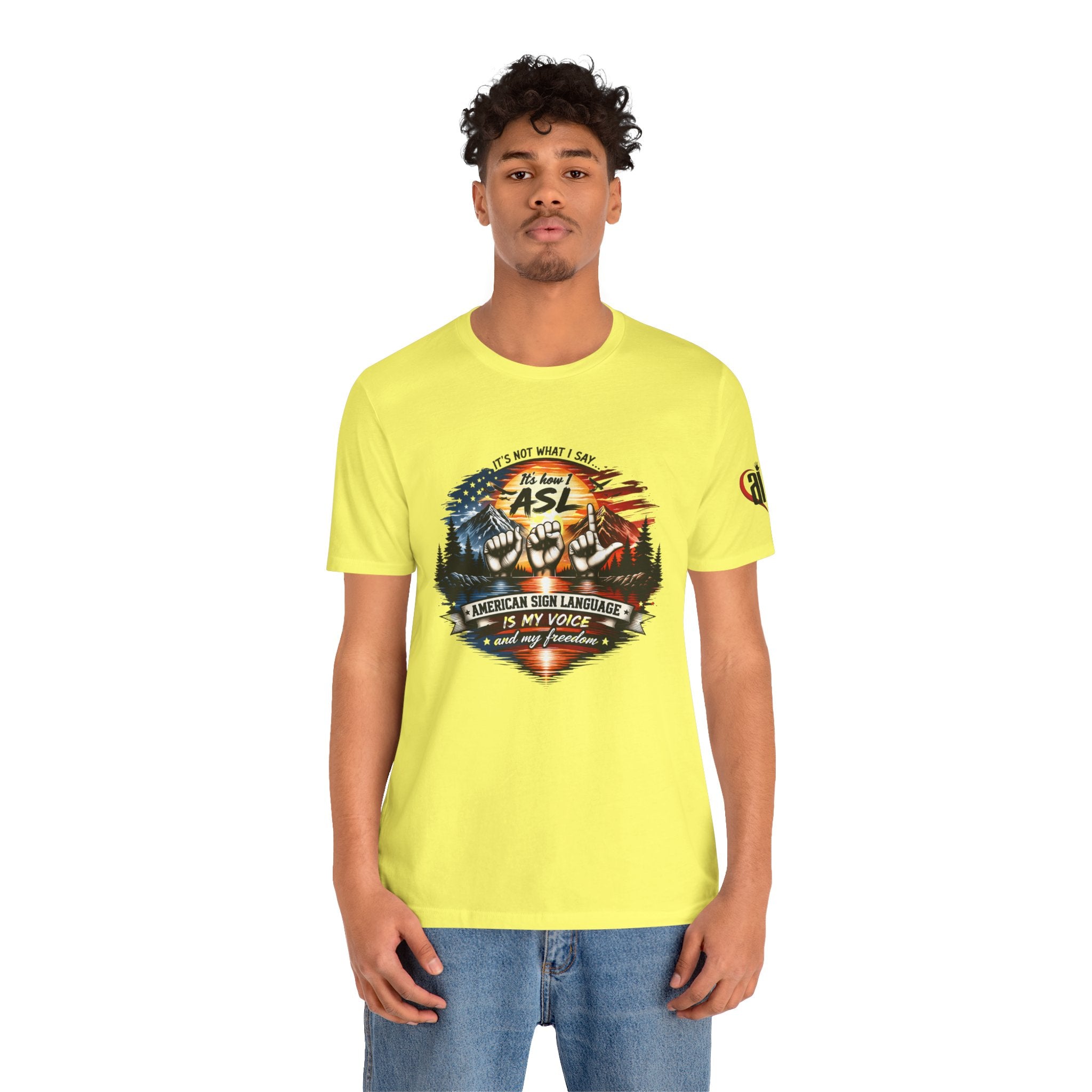 Men Soft Premium T-Shirt - It's not what I say... It's how I ASL