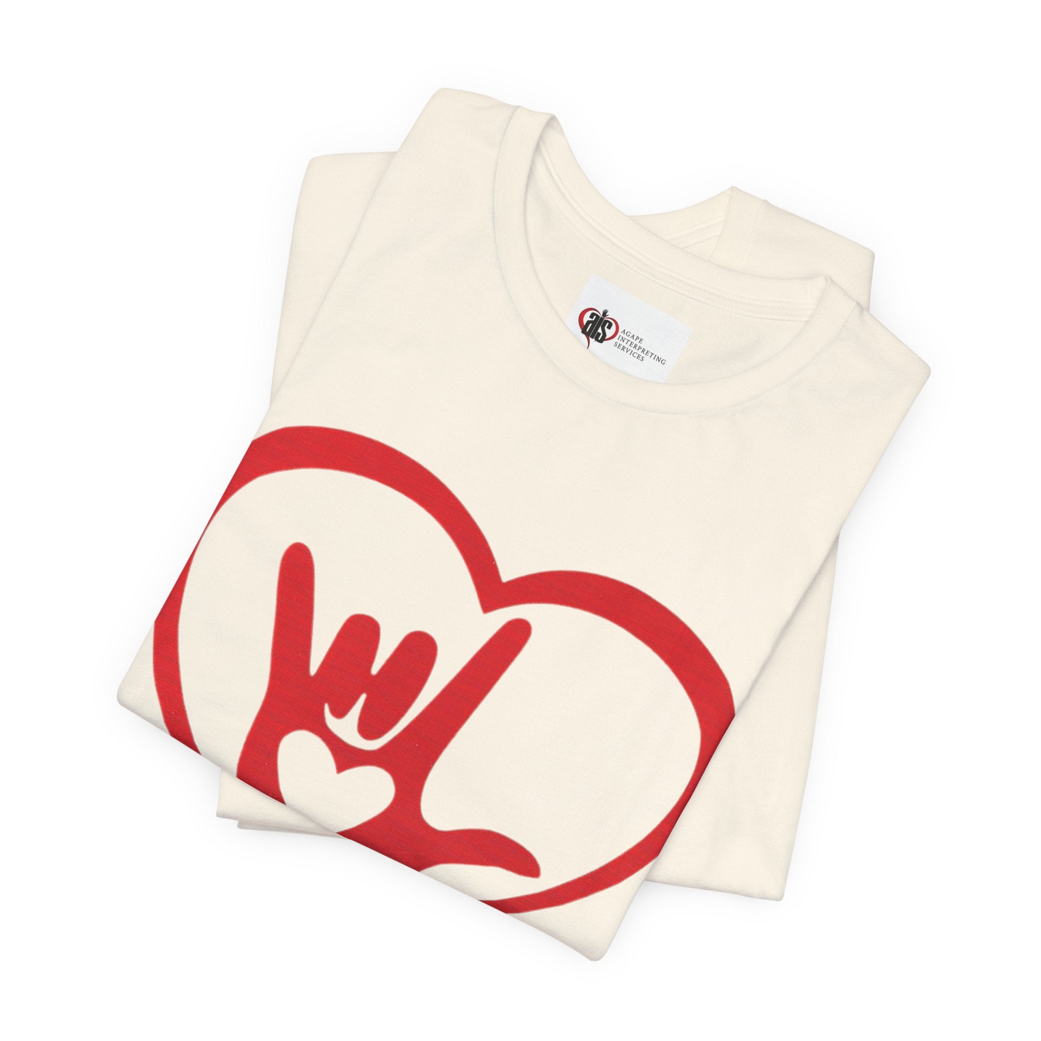 Women Soft Premium T-Shirt - ASL Heart and I Love You Hand Sign