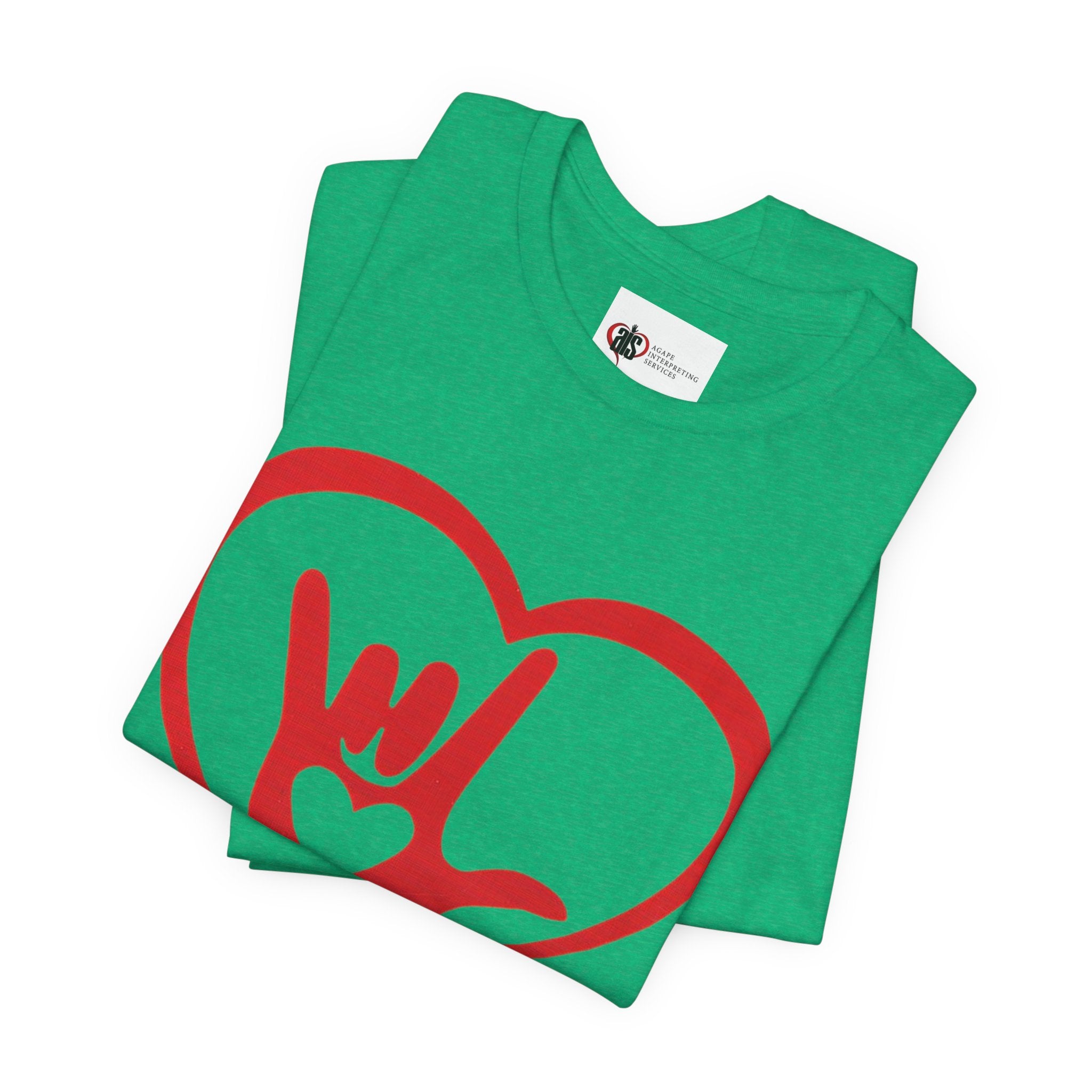 Women Soft Premium T-Shirt - ASL Heart and I Love You Hand Sign