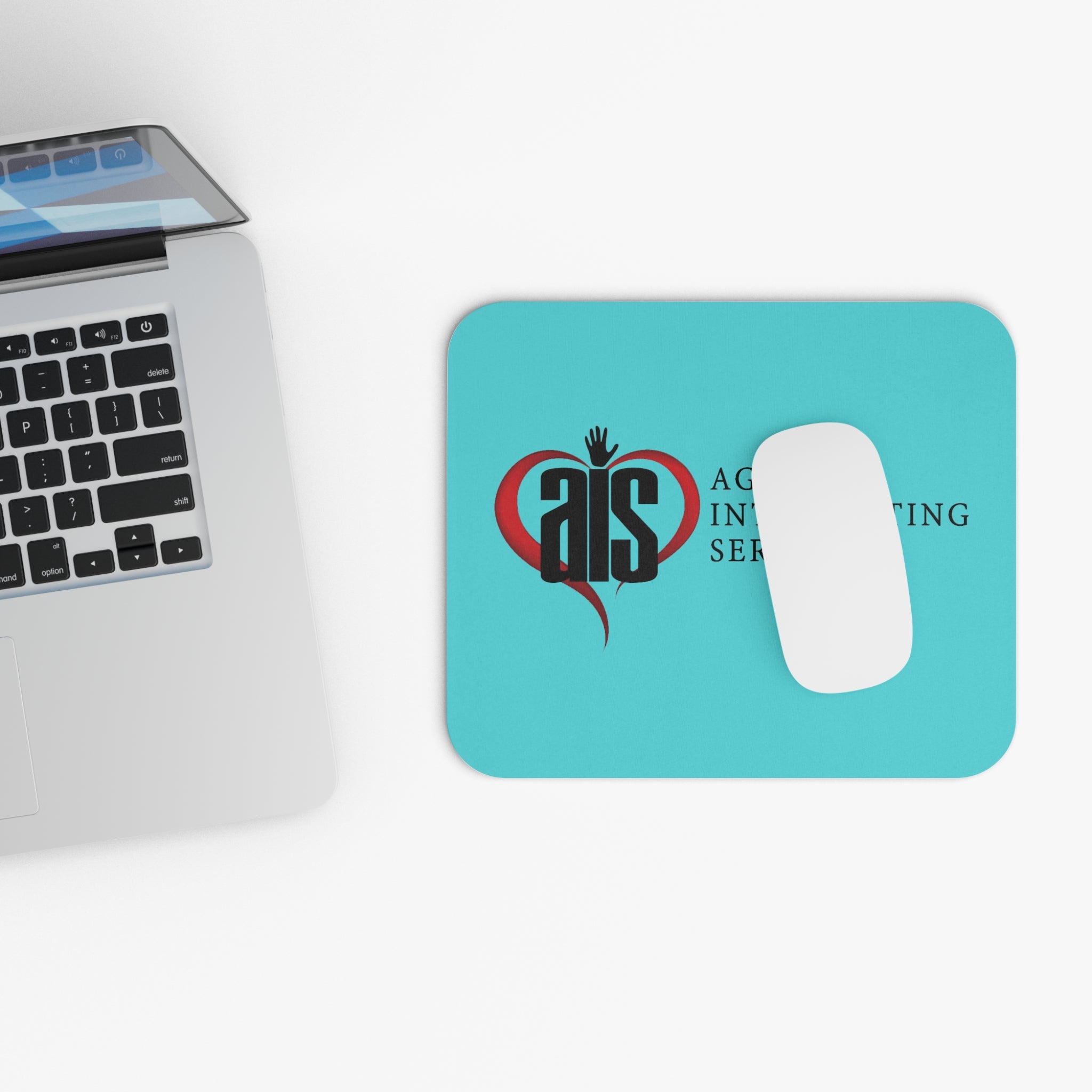 AIS Stylish Mouse Pad for Professionals, Unique Desk Accessories, Agape Interpreting Services, Work From Home Essentials, Customizable Mousepad