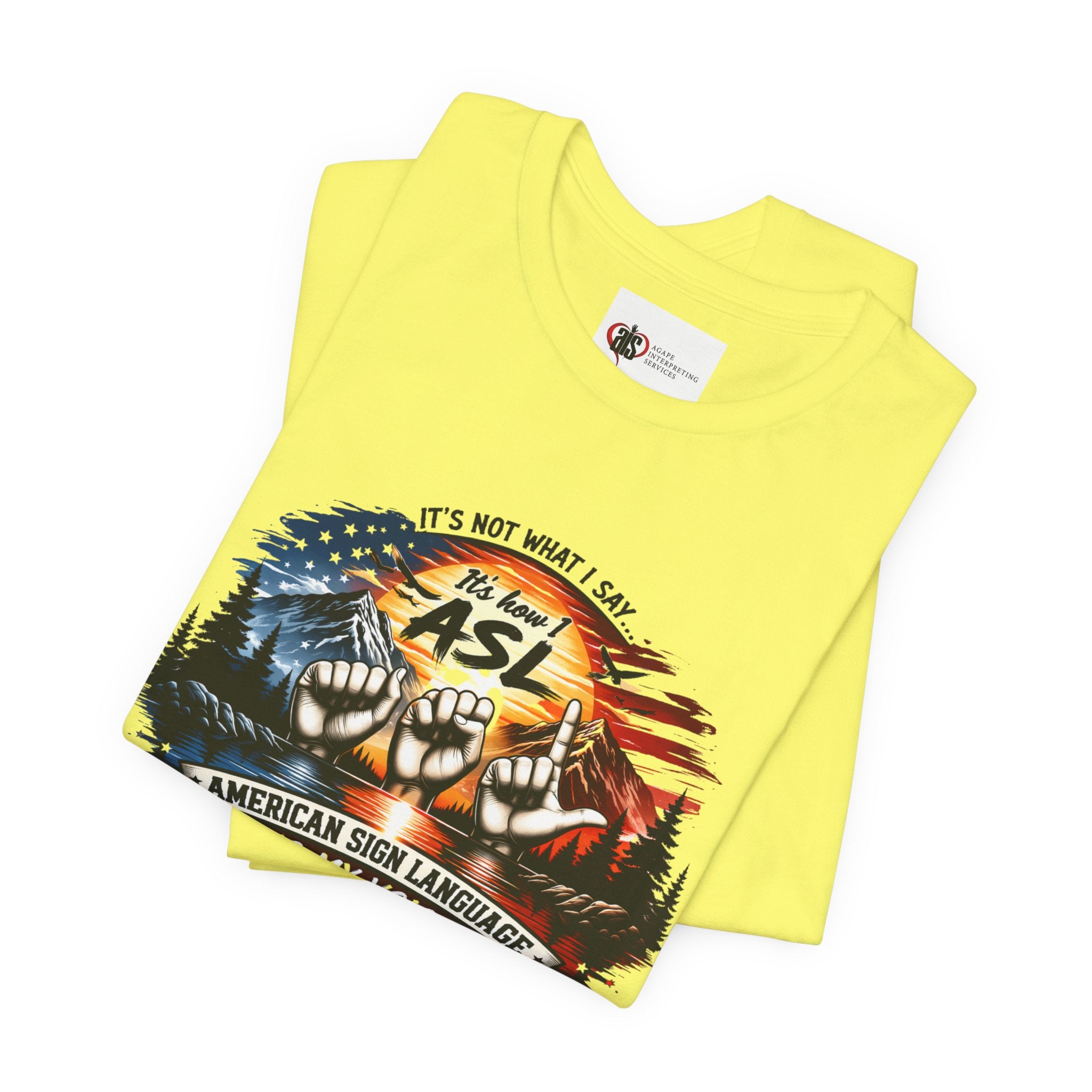 Men Soft Premium T-Shirt - It's not what I say... It's how I ASL