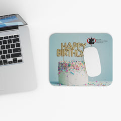 AIS Happy Birthday Mouse Pad, Cute Desk Accessory, Birthday Gift, Office Decor, Fun Workspace